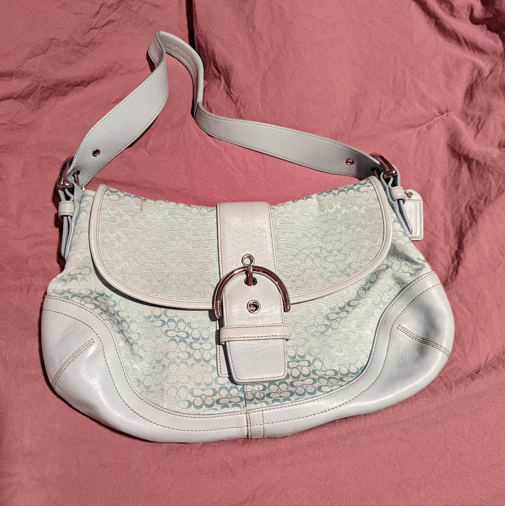 Baby blue Coach Purse